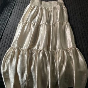 Free People Shimmer Maxi Skirt